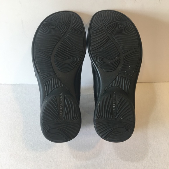 Merrell Tetra Catch Black Leather Waterproof Boots - Picture 8 of 8